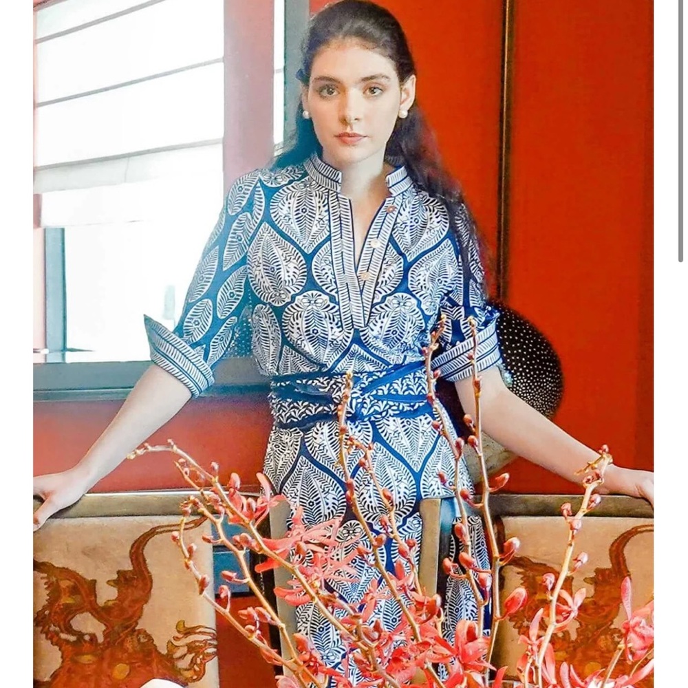 NWT Gretchen Scott Jersey Mandarin Dress - Indian Summer - 18/20 Diva XXL $189